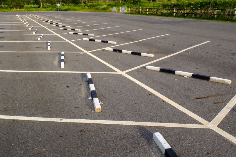 Parking Lot Blacktopping detail
